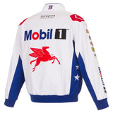 Chase Briscoe JH Design 2026 Pennzoil Full-Snap Twill Racing Jacket – White