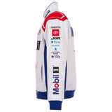 Chase Briscoe JH Design 2026 Pennzoil Full-Snap Twill Racing Jacket – White