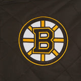 Boston Bruins Commemorative Reversible Wool Championship Jacket - Black