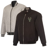 Milwaukee Bucks Reversible Full-Zip Flight Jacket