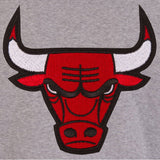 Chicago Bulls JH Design Two-Tone Reversible Fleece Jacket - Gray/Black