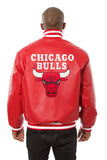 Chicago Bulls Full Leather Jacket - Red