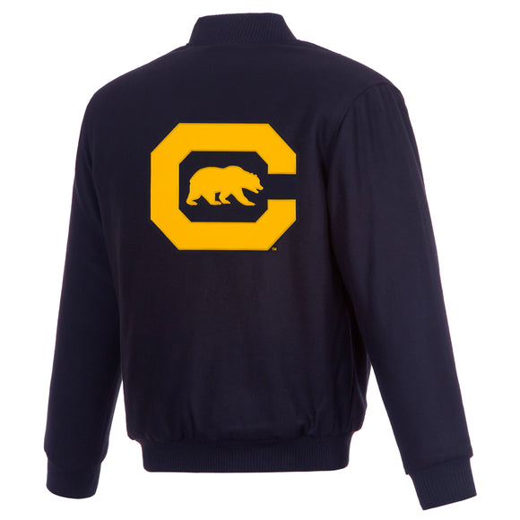California Golden Bears Reversible Wool Jacket - Navy - J.H. Sports Jackets