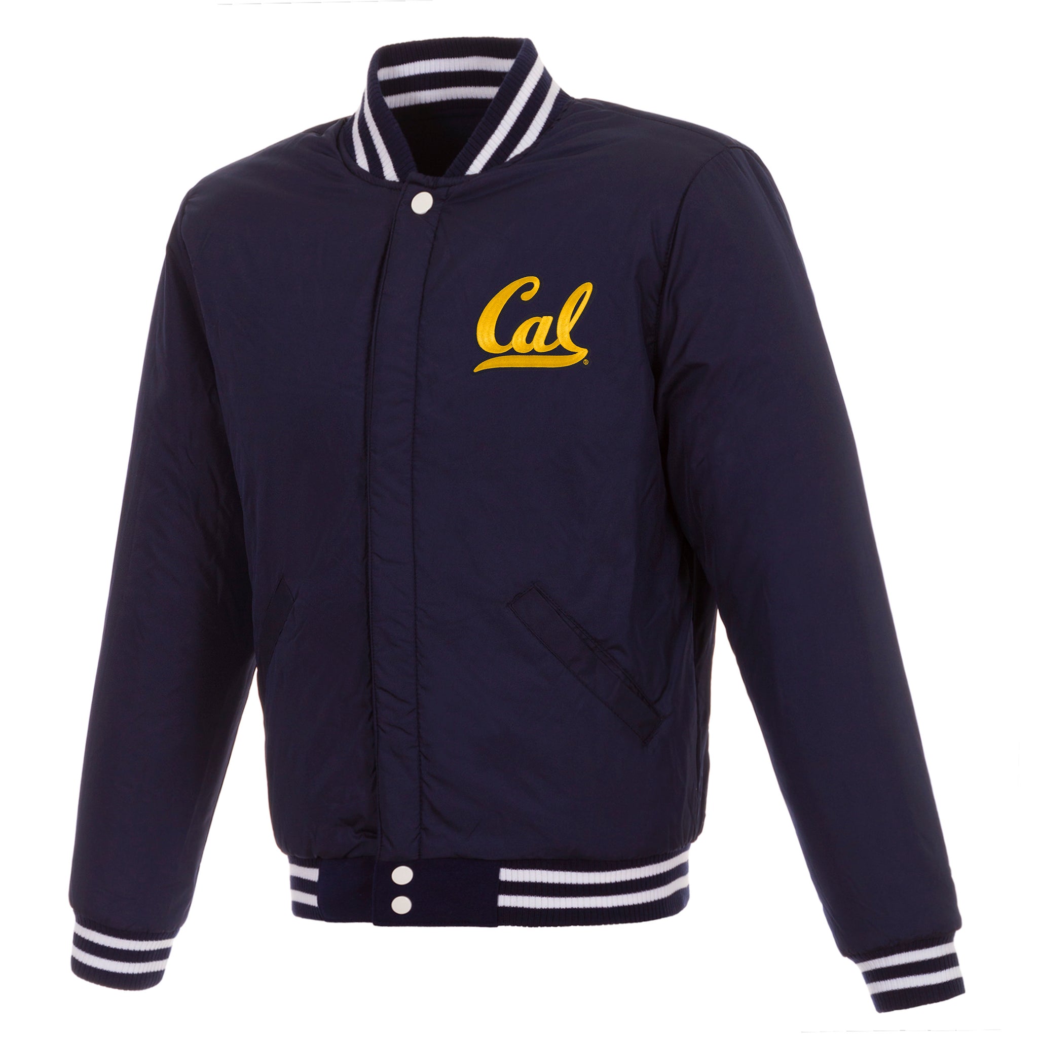ジャケット・アウター STANDARD CALIFORNIA reversible fleece California Golden Bears JH Design Reversible Fleece Jacket