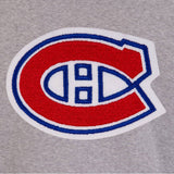 NHL Montreal Canadiens JH Design  Two-Tone Reversible Fleece Jacket - Gray/Navy