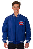 Montreal Canadiens Reversible Wool Jacket - Royal