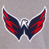 NHL Washington Capitals JH Design Two-Tone Reversible Fleece Jacket - Gray/Navy