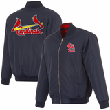 St. Louis Cardinals Reversible Full-Zip Flight Jacket - J.H. Sports Jackets
