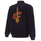 Cleveland Cavaliers Reversible Wool Jacket - Navy