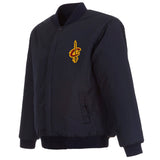 Cleveland Cavaliers Reversible Wool Jacket - Navy