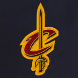 Cleveland Cavaliers Reversible Wool Jacket - Navy