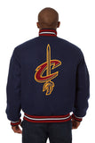 Cleveland Cavaliers Embroidered Wool Jacket - Navy