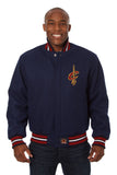 Cleveland Cavaliers Embroidered Wool Jacket - Navy