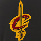 Cleveland Cavaliers JH Design Reversible Women Fleece Jacket - Black