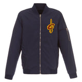 Cleveland Cavaliers JH Design Lightweight Nylon Bomber Jacket – Navy