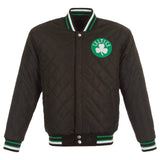 Boston Celtics Commemorative Reversible Wool Championship Jacket - Black