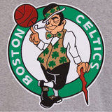 Boston Celtics Two-Tone Reversible Fleece Jacket - Gray/Black - J.H. Sports Jackets