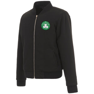 Boston Celtics JH Design Reversible Women Fleece Jacket - Black