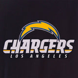 Los Angeles Chargers Reversible Wool Jacket - Navy