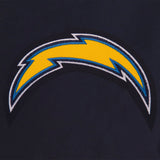 Los Angeles Chargers Reversible Wool Jacket - Navy