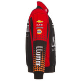 2025 Chase Elliott Llumar Black Uniform Full-Snap Jacket-Black/Red