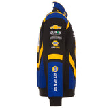 Nascar Chase Elliott JH Design Black/Royal NAPA Twill Uniform Full-Snap Jacket JH Design