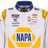 2025 Chase Elliott Napa Black Uniform Full-Snap Jacket-White/Royal