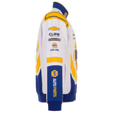 2025 Chase Elliott Napa Black Uniform Full-Snap Jacket-White/Royal