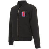 Los Angeles Clippers JH Design Reversible Women Fleece Jacket - Black