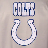 Indianapolis Colts Poly Twill Varsity Jacket - Gray/Royal