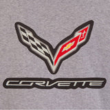 Corvette Two-Tone Reversible Fleece Jacket - Gray/Black