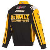 2025 Christopher Bell DeWalt Black Uniform Full-Snap Jacket-Black/Yellow