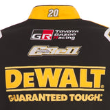 2025 Christopher Bell DeWalt Black Uniform Full-Snap Jacket-Black/Yellow