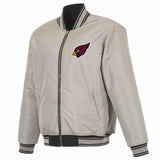 Arizona Cardinals  Reversible Full-Zip Flight Jacket - J.H. Sports Jackets