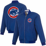 Chicago Cubs Reversible Full-Zip Flight Jacket - J.H. Sports Jackets