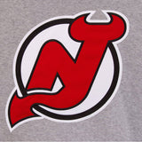 NHL New Jersey Devils  JH Design Two-Tone Reversible Fleece Jacket - Gray/Black