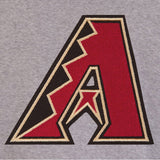 Arizona Diamondbacks  JH Design - Two-Tone Reversible Fleece Jacket - Gray/Black