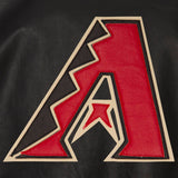 Arizona Diamondbacks Full Leather Jacket - Black