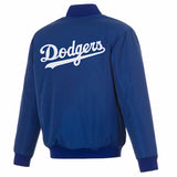 Los Angeles Dodgers Reversible Full-Zip Flight Jacket - J.H. Sports Jackets