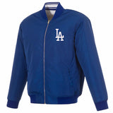 Los Angeles Dodgers Reversible Full-Zip Flight Jacket - J.H. Sports Jackets