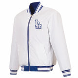 Los Angeles Dodgers Reversible Full-Zip Flight Jacket - J.H. Sports Jackets