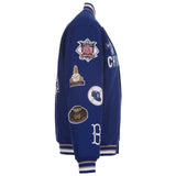 Authentic  JH Design Los Angeles Dodgers Commemorative Reversible Wool Championship Jacket - Royal