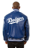 Los Angeles Dodgers Full Leather Jacket - Royal