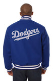 Los Angeles Dodgers Embroidered Wool Jacket - Royal