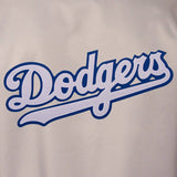 Los Angeles Dodgers Poly Twill Varsity Jacket - Gray/Royal