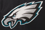 Philadelphia Eagles JH Design Wool Handmade Full-Snap Jacket-Black/Grey