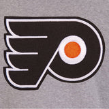 NHL Philadelphia Flyers  JH Design Two-Tone Reversible Fleece Jacket - Gray/Black