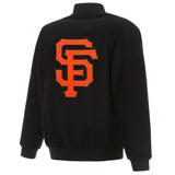 San Francisco Giants Reversible Wool Jacket - Black