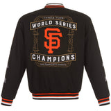 San Francisco Giants Commemorative Championship Reversible Jacket - Black