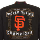 San Francisco Giants Commemorative Championship Reversible Jacket - Black